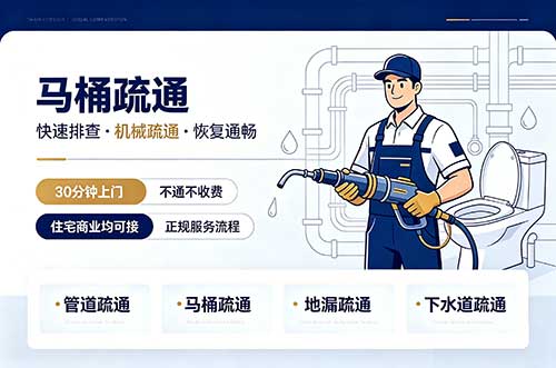 滁州马桶疏通